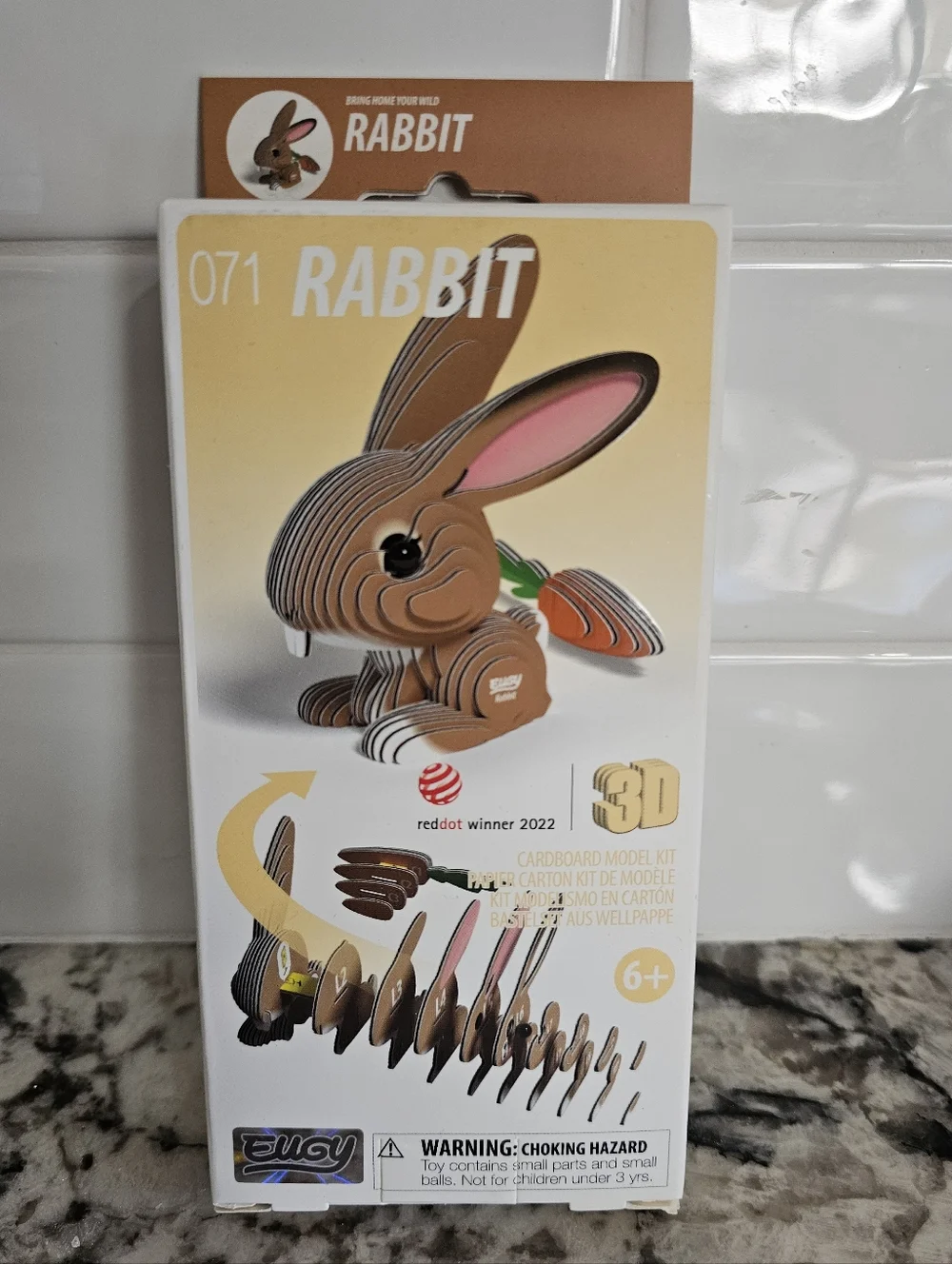 NWT Eugy Rabbit 3D Puzzle - Picture 2 of 6